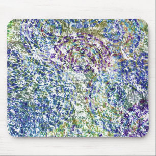 Cool, modern, trendy colourful abstract background mouse pad