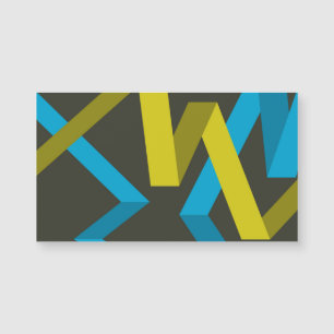 Cool, modern, trendy geometric ways flowing