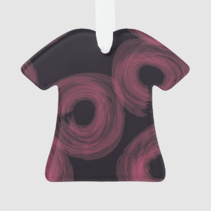 Cool, modern, trendy watercolor brush illustration ornament