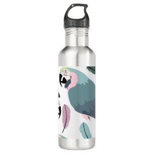 Cool Modern Tropical Parrots Pattern 710 Ml Water Bottle