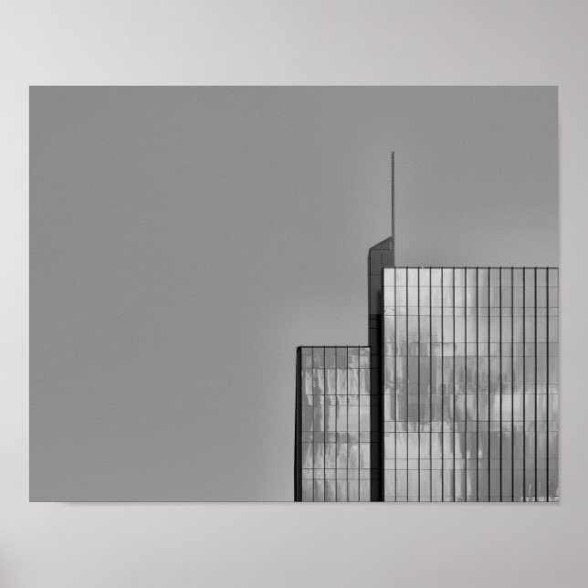 Cool, modern, urban architecture photo poster (Front)
