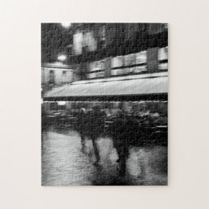 Cool, modern, urban blurry Paris Jigsaw Puzzle
