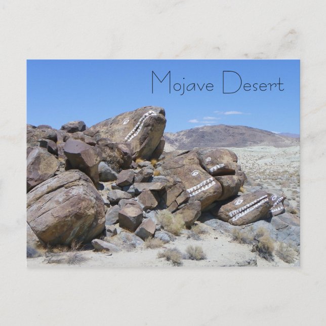 Cool Mojave Desert Postcard! Postcard (Front)