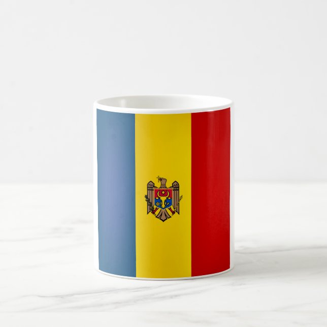 Cool Moldova Flag Coffee Mug (Center)