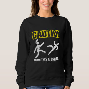 Cool Molon Labe Spartacus Fighter Motivation Sayin Sweatshirt