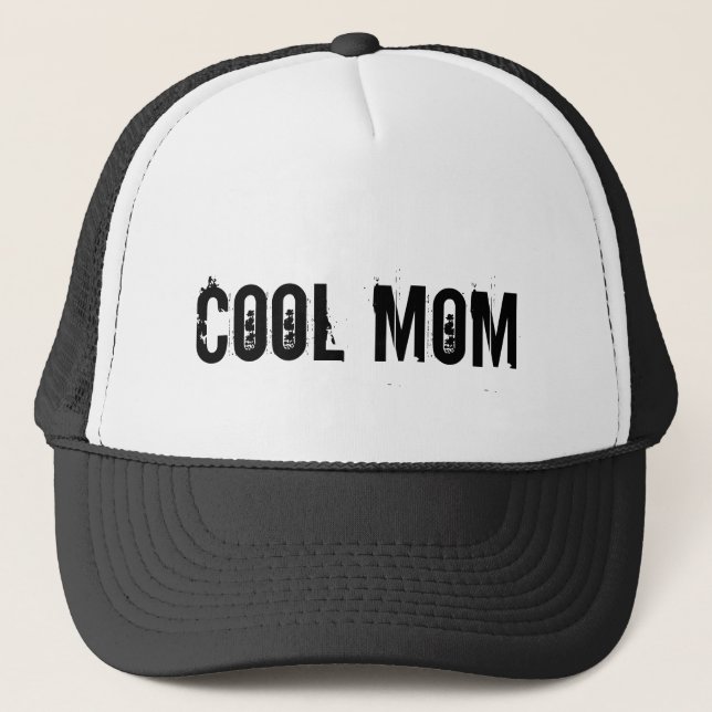 COOL MOM Customisable Trucker Hat (Front)