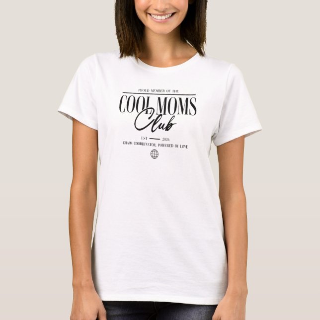 Cool Moms Club Shirt, Mama Pullover Personalisiert (Front)