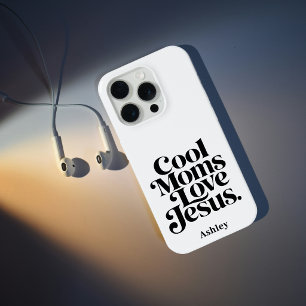 Cool Moms Love Jesus iPhone 15 Pro Case