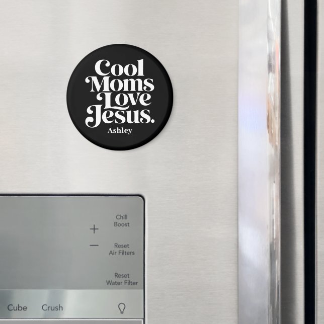 Cool Moms Love Jesus Magnet (In Situ (Fridge))