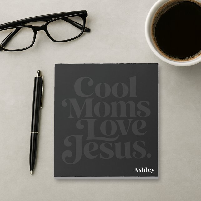 Cool Moms Love Jesus Notepad (Creator Uploaded)