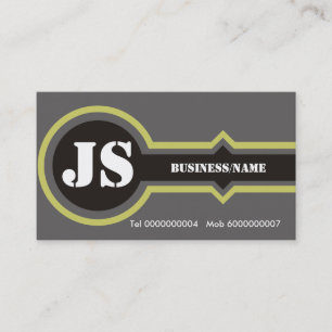 Cool Monogram Business Cards