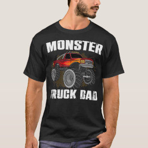 Cool Monster Truck Design For Dad Men Monster Truc T-Shirt