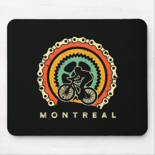 Cool Montreal Mountain Bike Riding Mountain Biking Mouse Pad