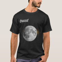 Cool Moon Graphic Men's T-Shirt - Artistic Space L