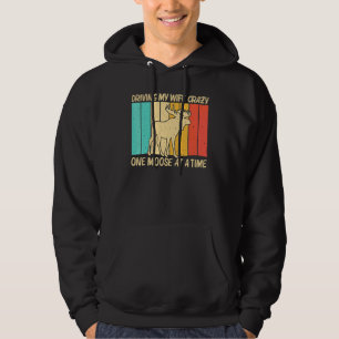 Cool Moose For Men Boys Moose Deer Bull Elk Hoodie