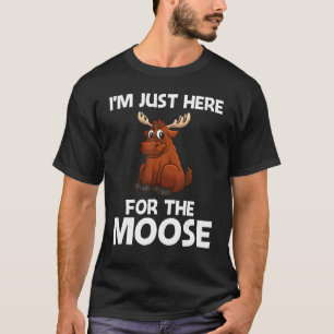 Cool Moose For Men Women Deer Alaska Moose Reinde T-Shirt