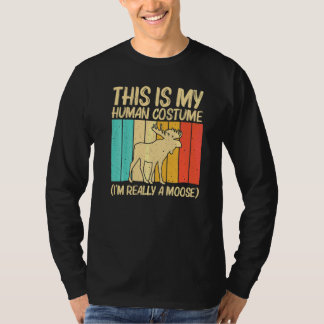 Cool Moose For Men Women Moose Deer Bull Elk T-Shirt