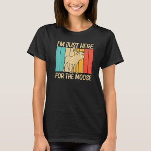Cool Moose For Men Women Moose Deer Bull Elk T-Shirt