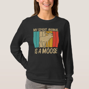 Cool Moose For Men Women Moose Deer Bull Elk T-Shirt