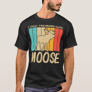 Cool Moose For Men Women Moose Deer Bull Elk T-Shirt
