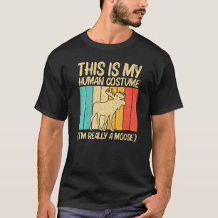 Cool Moose For Men Women Moose Deer Bull Elk T-Shirt