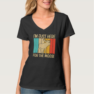Cool Moose For Men Women Moose Deer Bull Elk T-Shirt
