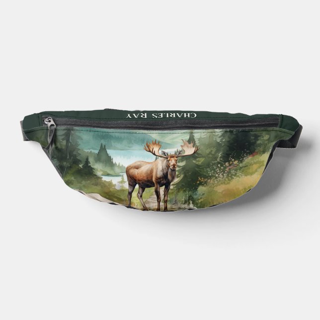 Cool moose lovers add name bum bags (Lay Down)