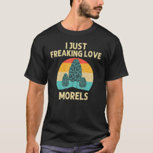 Cool Morel Mushroom For Men Women Hunting Foraging T-Shirt