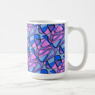 "Cool Morning" Tiled Abstract Design Mug