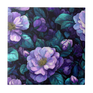 Cool Mosaic Gardenias  Tiles  For Cooking Space