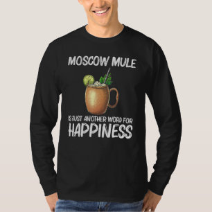 Cool Moscow Mule For Men Women Mug Vodka Cocktail  T-Shirt