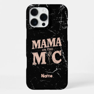 Cool Mother's Day Gift for Singer Podcaster Mom iPhone 16 Pro Max Case