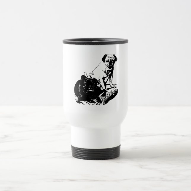 Cool Motion, Artful Sip Travel Mug (Center)