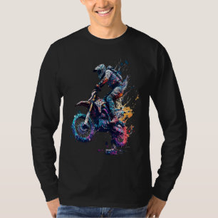 Cool motocross rider Offroad action  1 T-Shirt