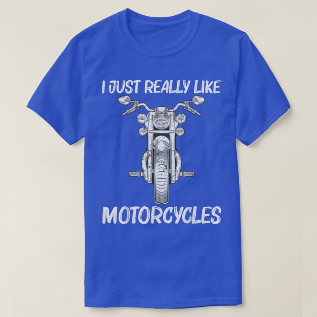 Cool Motorcycle Design For Men Women Road Ride Mot T-Shirt (Design Front)