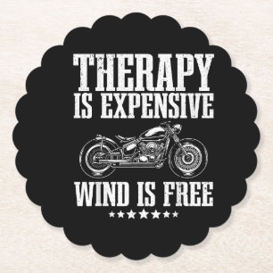 Cool Motorcycle For Men Women Motorcycle Lovers Bi Paper Coaster