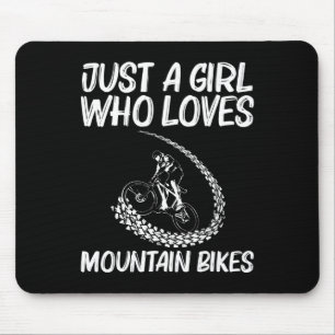Cool Mountain Bike For Girls Kids Mountain Biking Mouse Pad