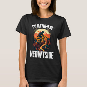 Cool Mountain Biking MTB Biker Cats For Men Women T-Shirt