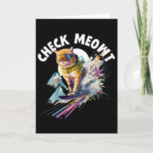 Cool Mountain Skier Snowboard For Men Women Kids S Card