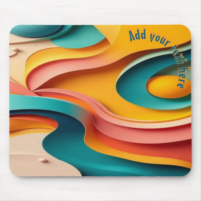 Cool mouse pad 3d colour (Front)