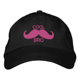 COOL Moustache BRO Embroidered Hat