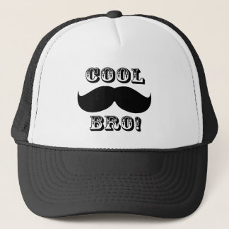 Cool Moustache Bro Trucker Hat