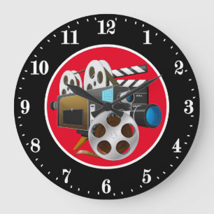 cool movie theatre decor large clock