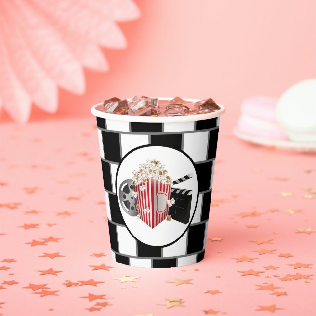 cool movie theatre party  paper cups (Insitu)