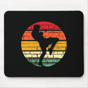 Cool Muay Thai Gift Martial Arts Instructor, Kickb Mouse Pad