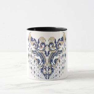 Cool mug in fabric pattern design