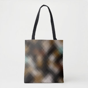 Cool Multi-Colour Zigzag Pattern Tote Bag