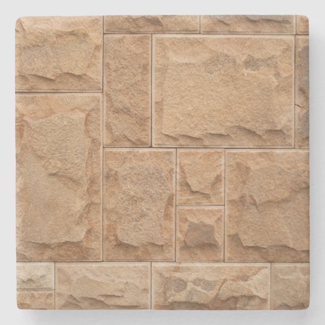 Cool Multi-Shape Stone Wall Coaster (Front)
