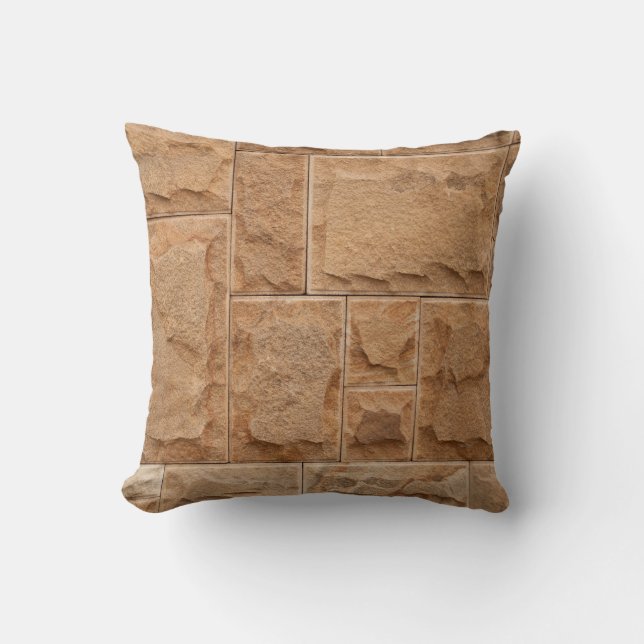 Cool Multi-Shape Stone Wall Cushion (Front)