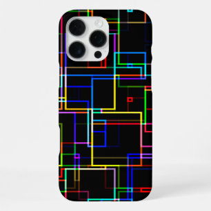 Cool Multicolored Striped Pattern iPhone 16 Pro Max Case